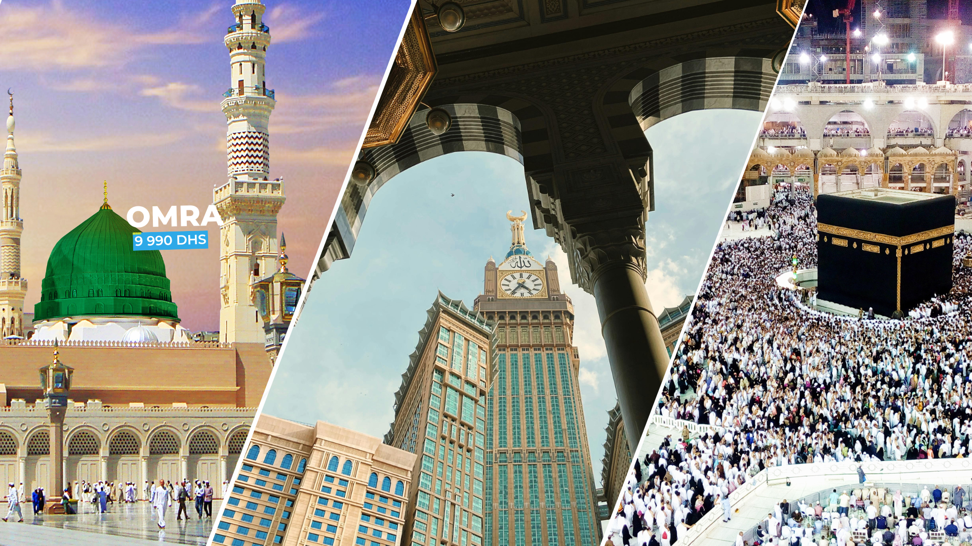 {hotel}{transfers}{services}Omra (Médine - Makkah)
