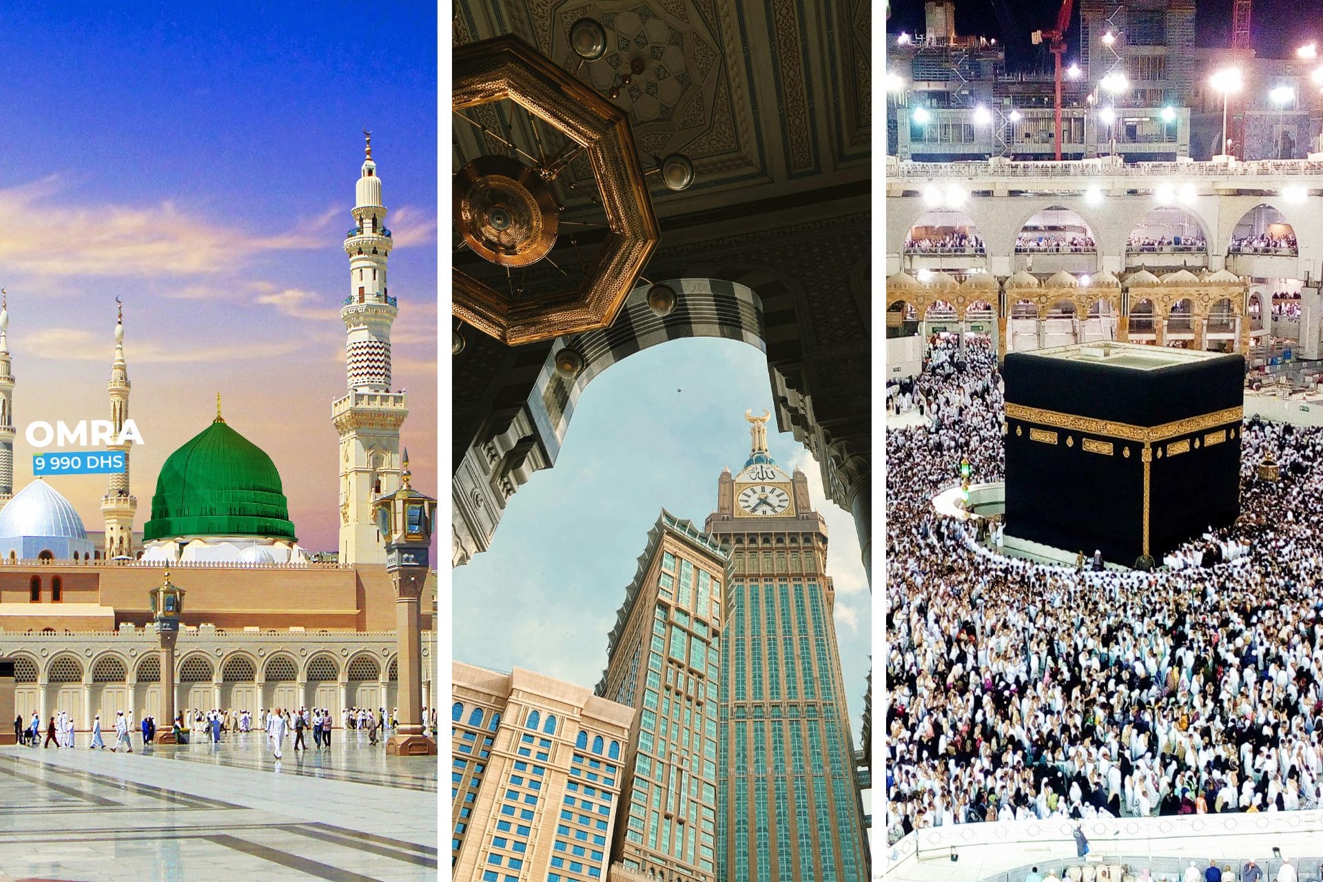 {hotel}{transfers}{services}Omra (Médine - Makkah)